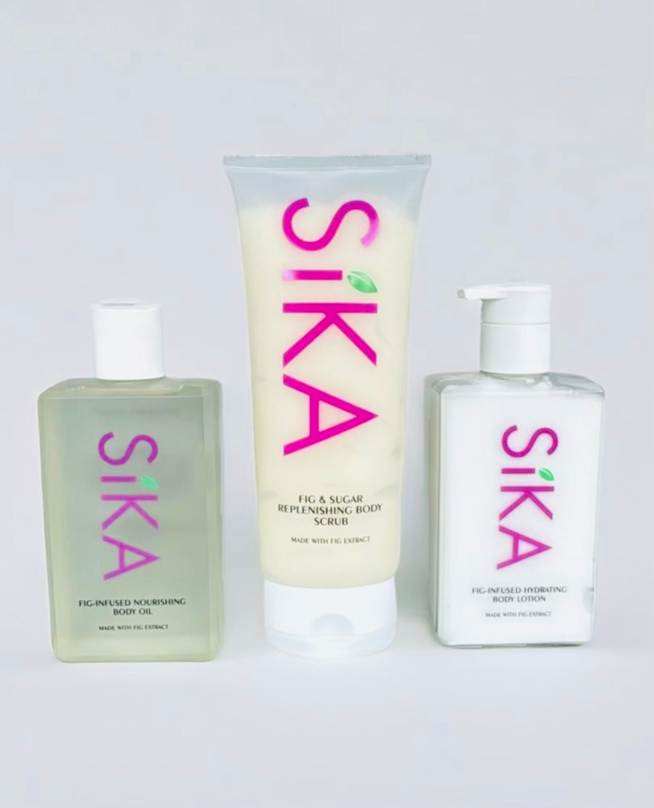 Box with body lotion,body oil, body scrub - Sika Skin